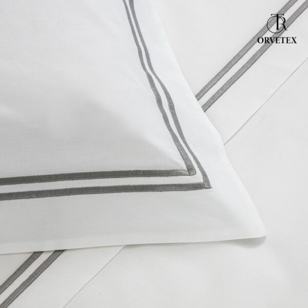 100% cotton satin three-piece bed sheet set - 图片 4