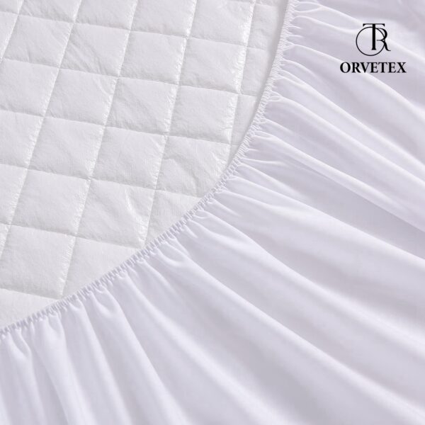 100% cotton waterproof fitted sheet - 图片 3