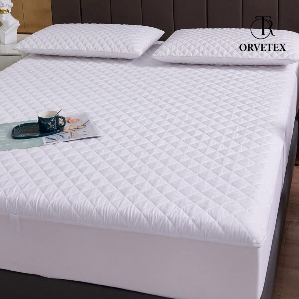 100% cotton waterproof fitted sheet - 图片 5