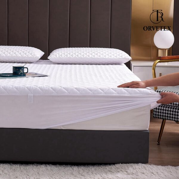 100% cotton waterproof fitted sheet - 图片 6
