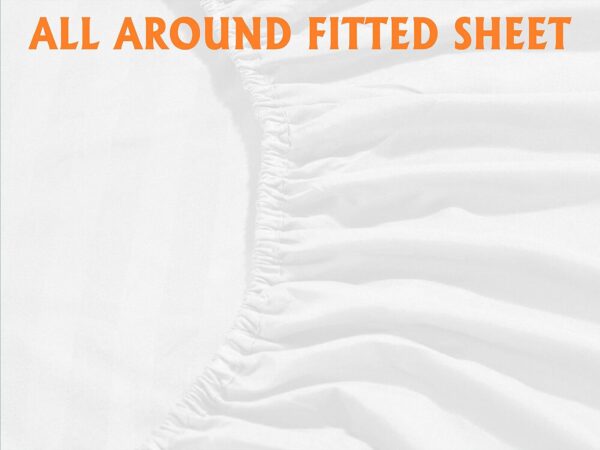 100% polyester fitted sheet set - 图片 4