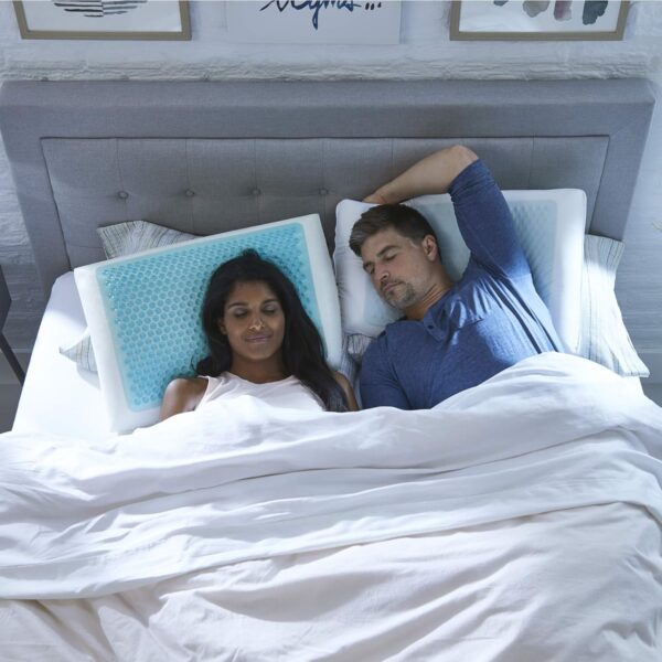 Cooling gel memory foam hotel pillow - 图片 4