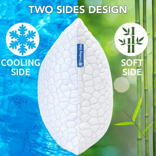 Cooling gel memory foam pillow - 图片 2