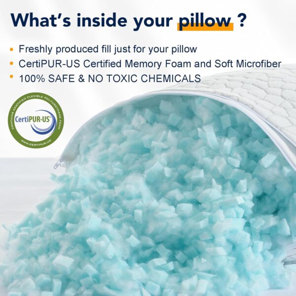 Cooling gel memory foam pillow - 图片 7