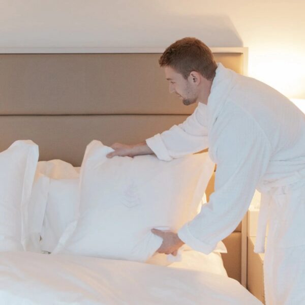 Duck down feather pillow - 图片 5