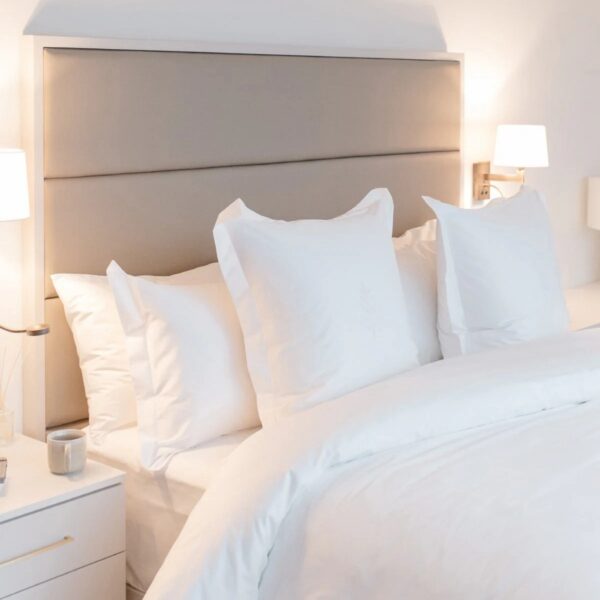 Duck down feather pillow