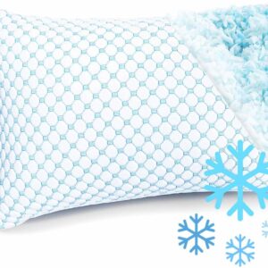 Cooling gel memory foam pillow