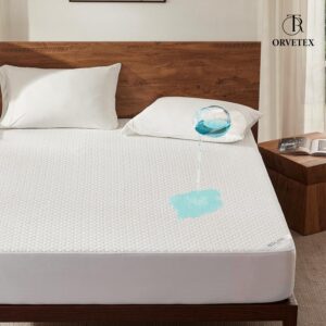 100% Polyester Microfiber Waterproof Fitted Sheet
