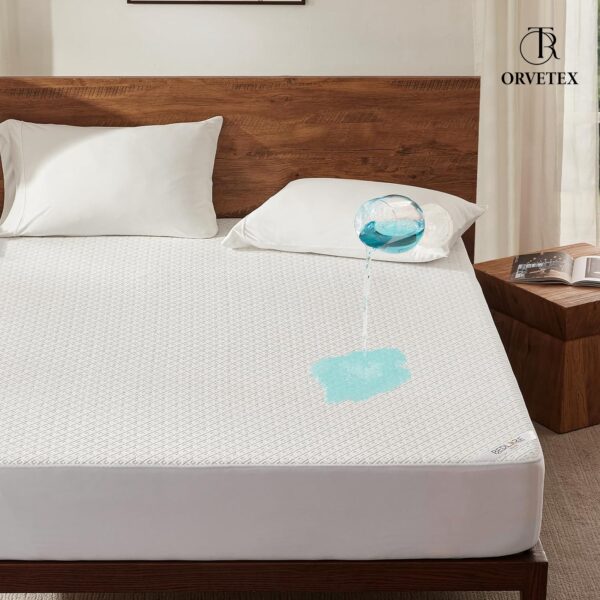 100% Polyester Microfiber Waterproof Fitted Sheet