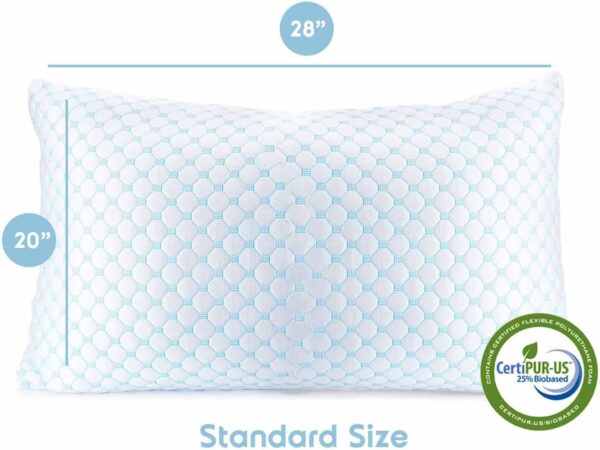 Cooling gel memory foam pillow - 图片 6
