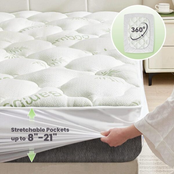 Bamboo fiber fitted sheet - 图片 3