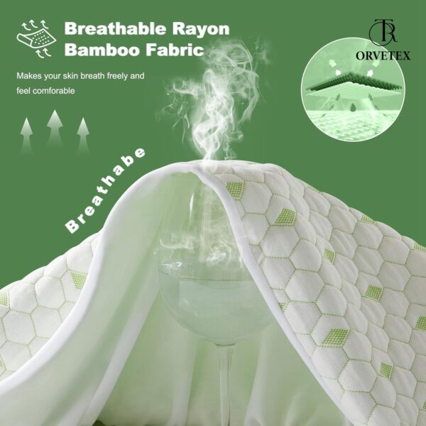 Nylon Cool Waterproof Fitted Sheet - 图片 6