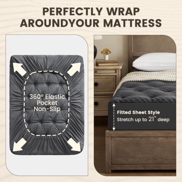 Waterproof memory foam mattress pad - 图片 6