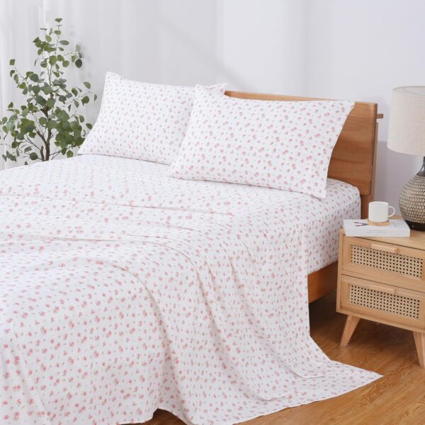 100% polyester fitted sheet set - 图片 4